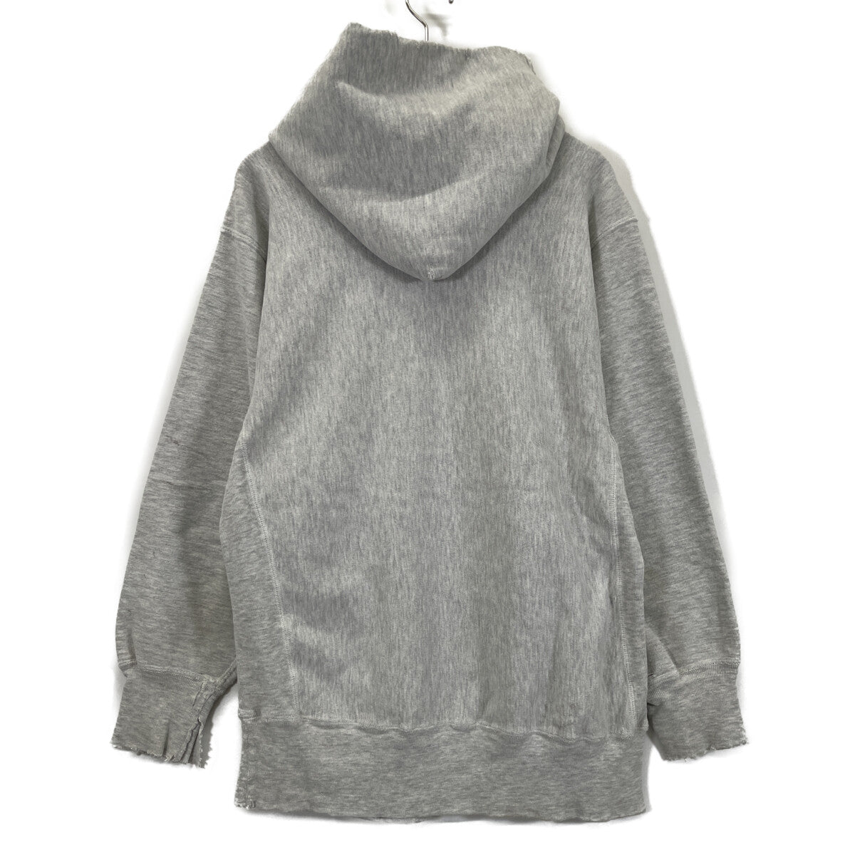 Champion チャンピオン 90's 刺繍ﾀｸﾞ ｸﾞﾚｰ U.S.NAVY ﾘﾊﾞｰｽｳｨｰﾌﾞﾊﾟｰｶｰ トップス XL