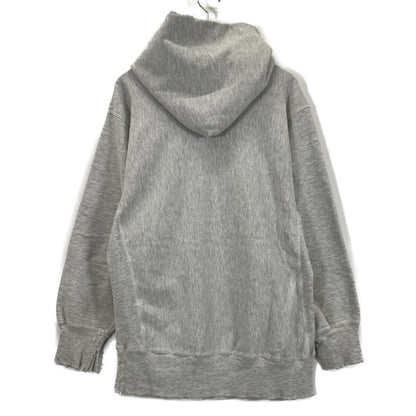 Champion チャンピオン 90's 刺繍ﾀｸﾞ ｸﾞﾚｰ U.S.NAVY ﾘﾊﾞｰｽｳｨｰﾌﾞﾊﾟｰｶｰ トップス XL