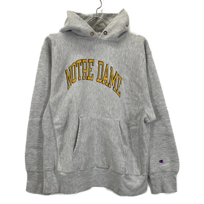 Champion チャンピオン 80's ﾄﾘｺﾀｸﾞ ｸﾞﾚｰ NOTRE DAME ﾘﾊﾞｰｽｳｨｰﾌﾞﾊﾟｰｶｰ トップス Ｌ