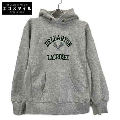 Champion チャンピオン 80's ﾄﾘｺﾀｸﾞ ｸﾞﾚｰ DELBARTON ﾘﾊﾞｰｽｳｨｰﾌﾞﾊﾟｰｶｰ トップス Ｌ