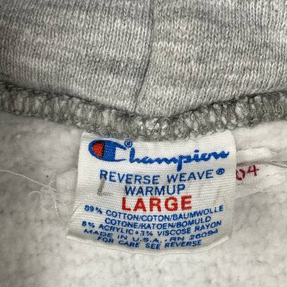 Champion チャンピオン 80's ﾄﾘｺﾀｸﾞ ｸﾞﾚｰ DELBARTON ﾘﾊﾞｰｽｳｨｰﾌﾞﾊﾟｰｶｰ トップス Ｌ