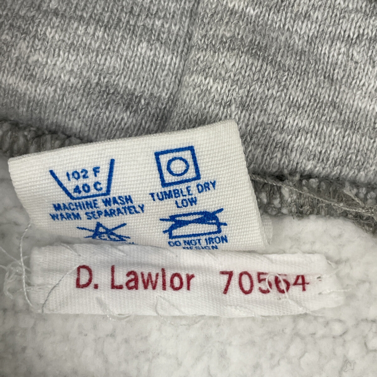 Champion チャンピオン 80's ﾄﾘｺﾀｸﾞ ｸﾞﾚｰ DELBARTON ﾘﾊﾞｰｽｳｨｰﾌﾞﾊﾟｰｶｰ トップス Ｌ