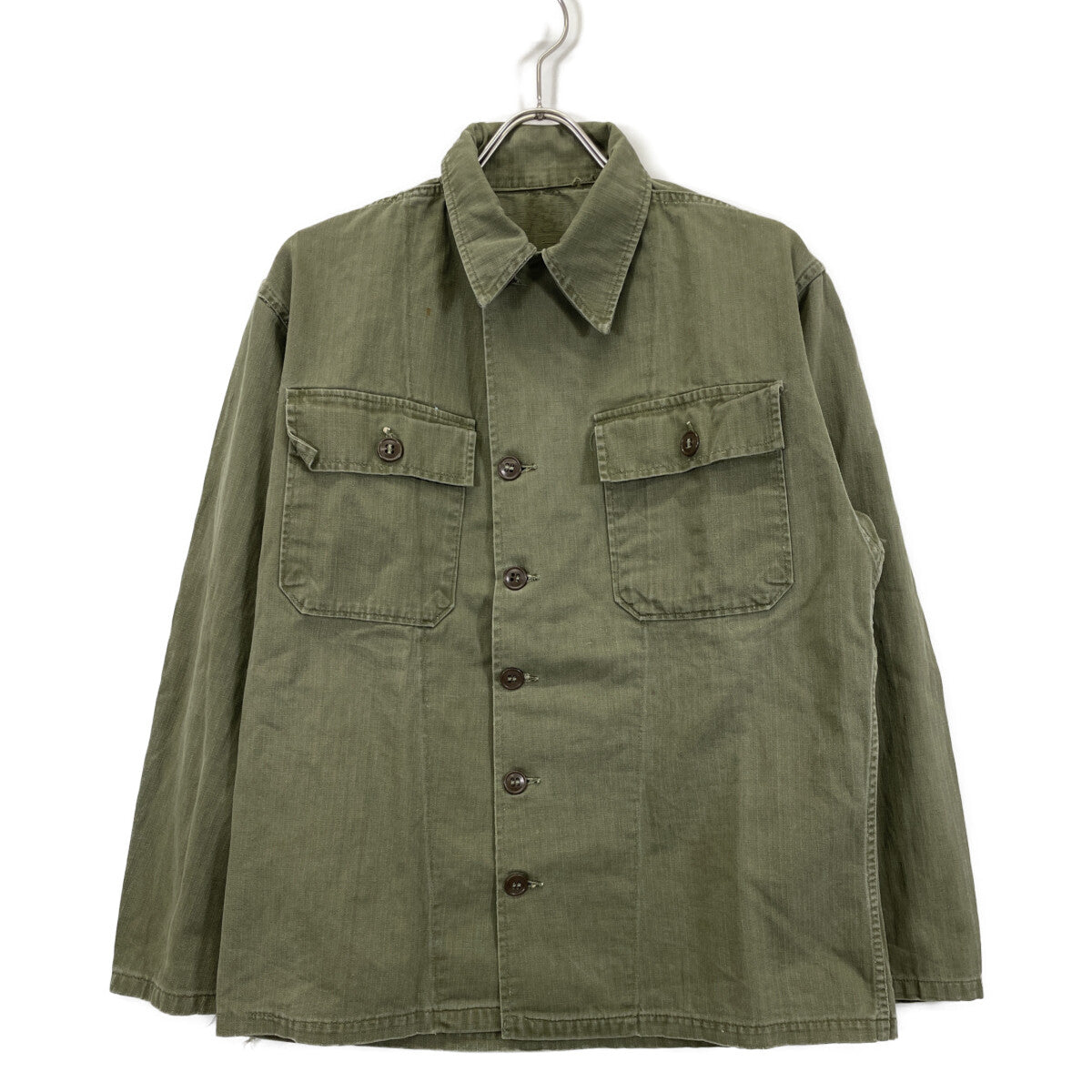 U.S.ARMY ユーエスアーミー 50's ｶｰｷ 1st ﾕｰﾃｨﾘﾃｨｼｬﾂ トップス 表記無し