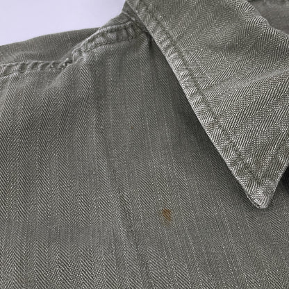 U.S.ARMY ユーエスアーミー 50's ｶｰｷ 1st ﾕｰﾃｨﾘﾃｨｼｬﾂ トップス 表記無し