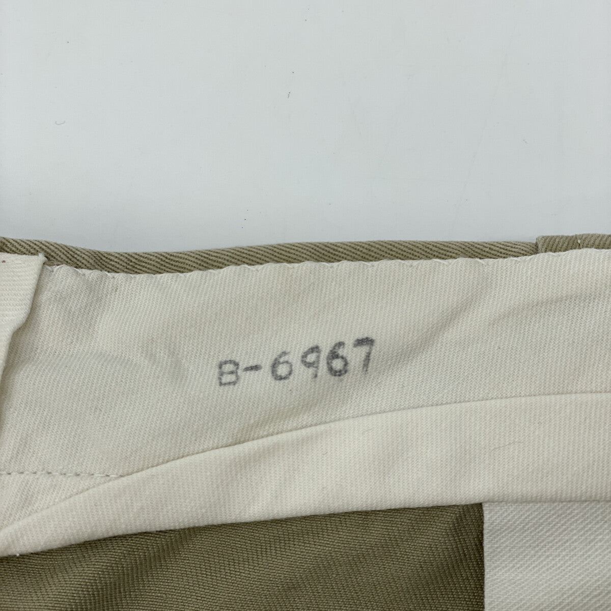 U.S.ARMY ユーエスアーミー 60's ﾍﾞｰｼﾞｭ M-45ﾁﾉﾊﾟﾝ RAPID両爪ｼﾞｯﾌﾟ 4ﾎﾟｹｯﾄ ボトムス 表記無し