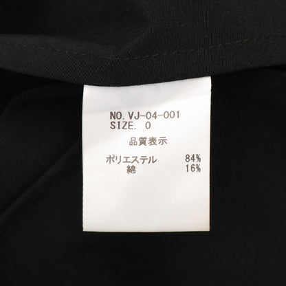 VACHEMENT ヴァシュモン VJ04001 ﾌﾞﾗｯｸ ﾘｻｲｸﾙｼｪﾙﾀﾌﾀﾄﾚﾝﾁｺｰﾄ コート O