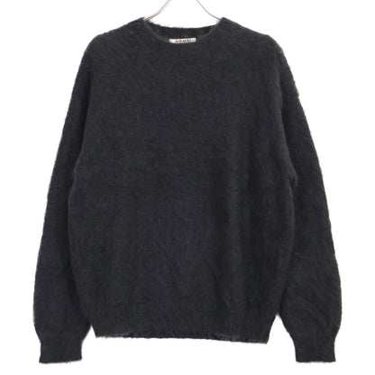 AURALEE オーラリー 23年製 ﾁｬｺｰﾙ BRUSHED SUPER KID MOHAIR KNIT トップス 1