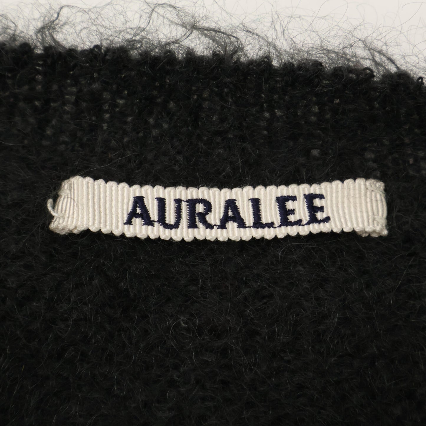 AURALEE オーラリー 23年製 ﾁｬｺｰﾙ BRUSHED SUPER KID MOHAIR KNIT トップス 1