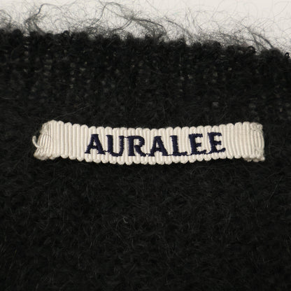 AURALEE オーラリー 23年製 ﾁｬｺｰﾙ BRUSHED SUPER KID MOHAIR KNIT トップス 1