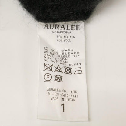 AURALEE オーラリー 23年製 ﾁｬｺｰﾙ BRUSHED SUPER KID MOHAIR KNIT トップス 1
