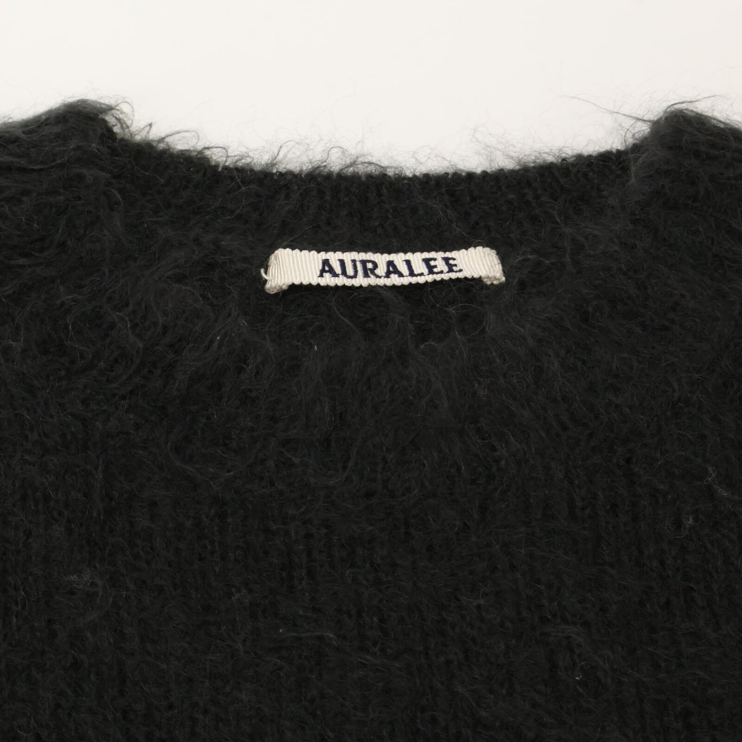 AURALEE オーラリー 23年製 ﾁｬｺｰﾙ BRUSHED SUPER KID MOHAIR KNIT トップス 1