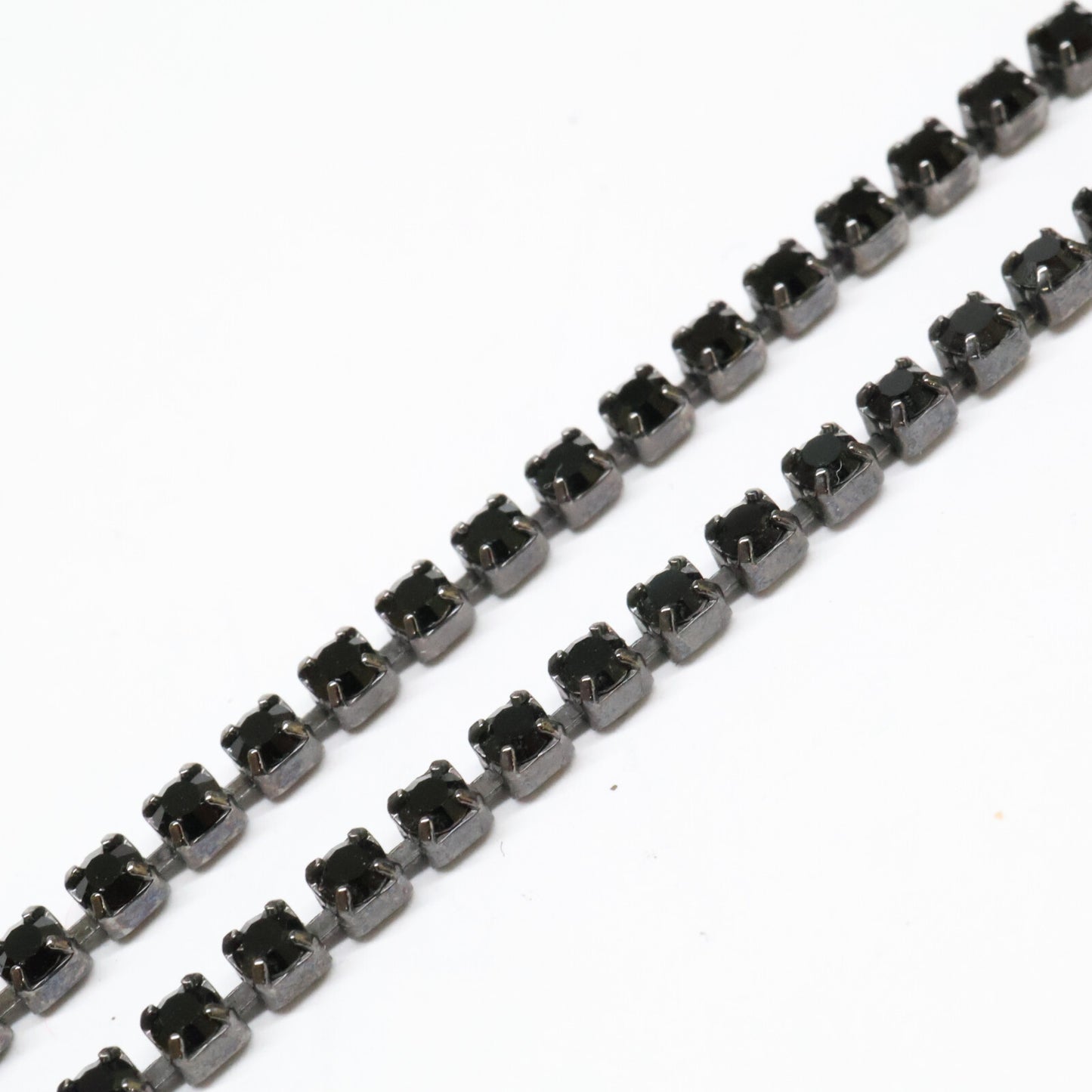 Christian Dior クリスチャンディオール Dモチーフ ティアドロップトップ ラインストーン チェーン ネックレス