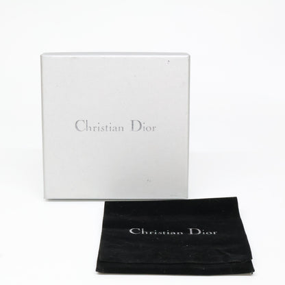 Christian Dior クリスチャンディオール Dモチーフ ティアドロップトップ ラインストーン チェーン ネックレス