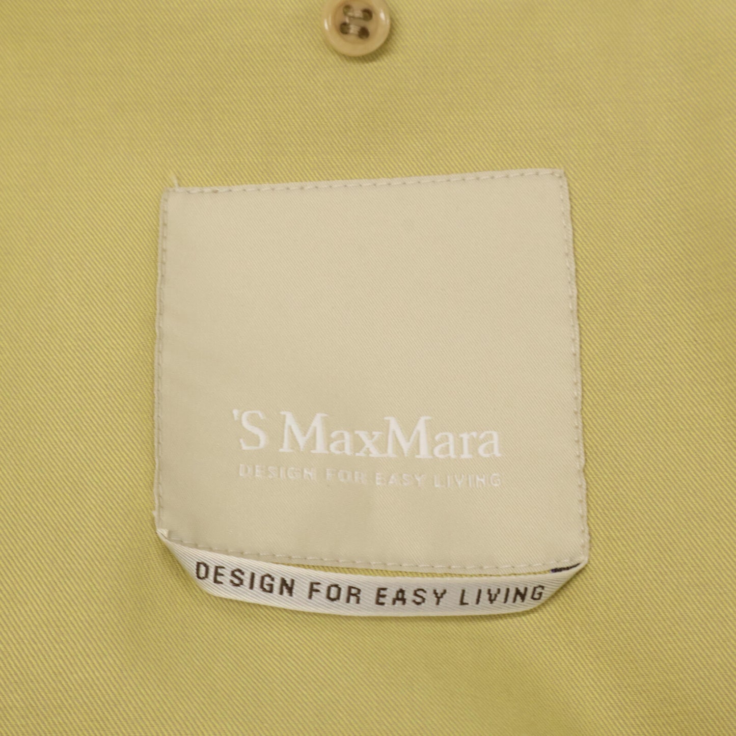 S MaxMara エスマックスマーラ 90210241050 ﾍﾞｰｼﾞｭ ﾉｰｶﾗｰｾﾐﾀﾞﾌﾞﾙﾍﾞﾙﾃｯﾄﾞｺｰﾄ コート 42