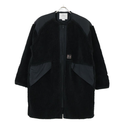 WOOLRICH ウールリッチ WJOU0077BE ﾌﾞﾗｯｸ TERRA PILE FLEECE LONG JACKE ﾃﾗﾊﾟｲﾙﾌﾘｰｽﾛﾝｸﾞｼﾞｬｹｯﾄ コート S