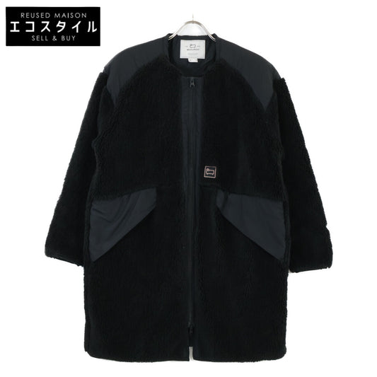 WOOLRICH ウールリッチ WJOU0077BE ﾌﾞﾗｯｸ TERRA PILE FLEECE LONG JACKE ﾃﾗﾊﾟｲﾙﾌﾘｰｽﾛﾝｸﾞｼﾞｬｹｯﾄ コート S