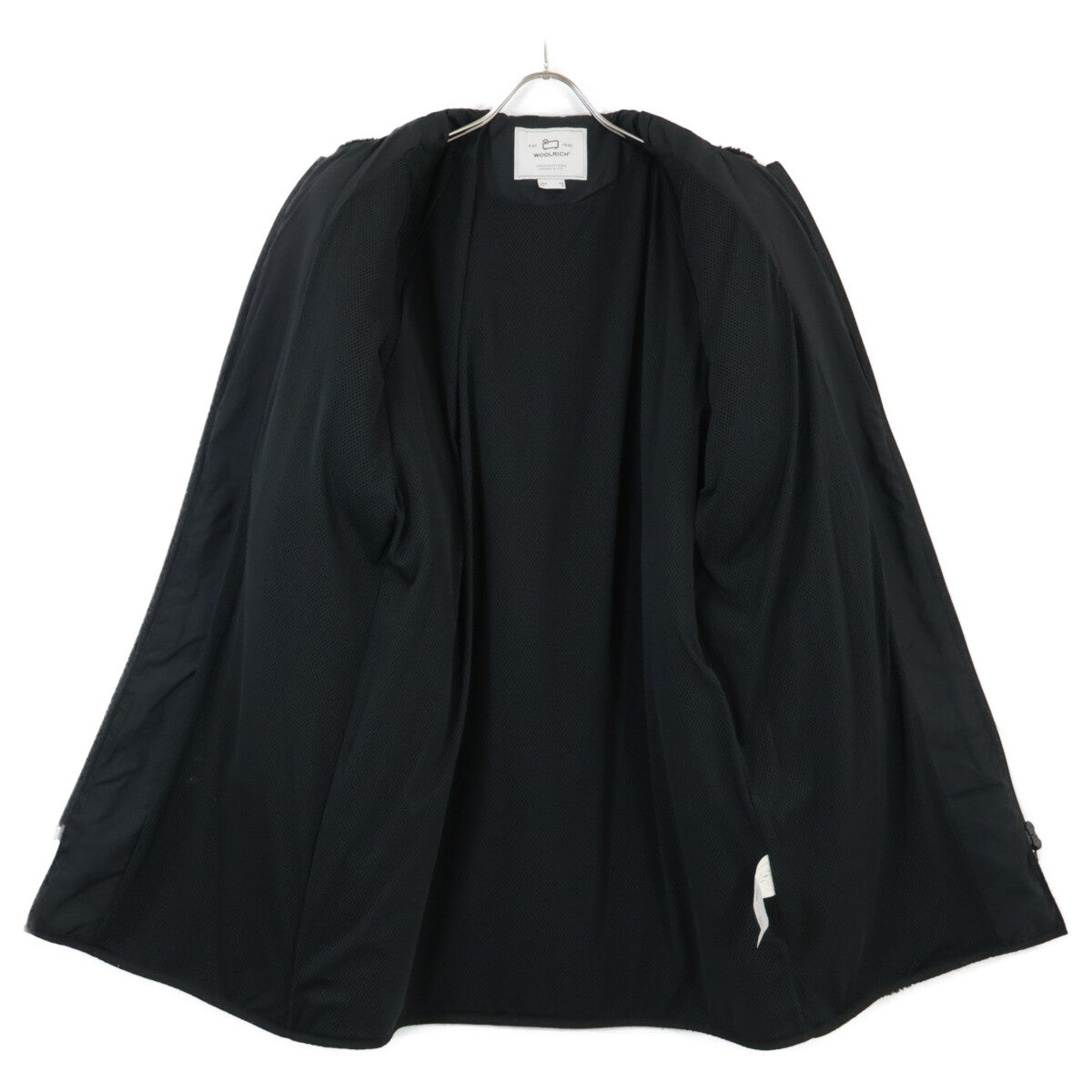 WOOLRICH ウールリッチ WJOU0077BE ﾌﾞﾗｯｸ TERRA PILE FLEECE LONG JACKE ﾃﾗﾊﾟｲﾙﾌﾘｰｽﾛﾝｸﾞｼﾞｬｹｯﾄ コート S