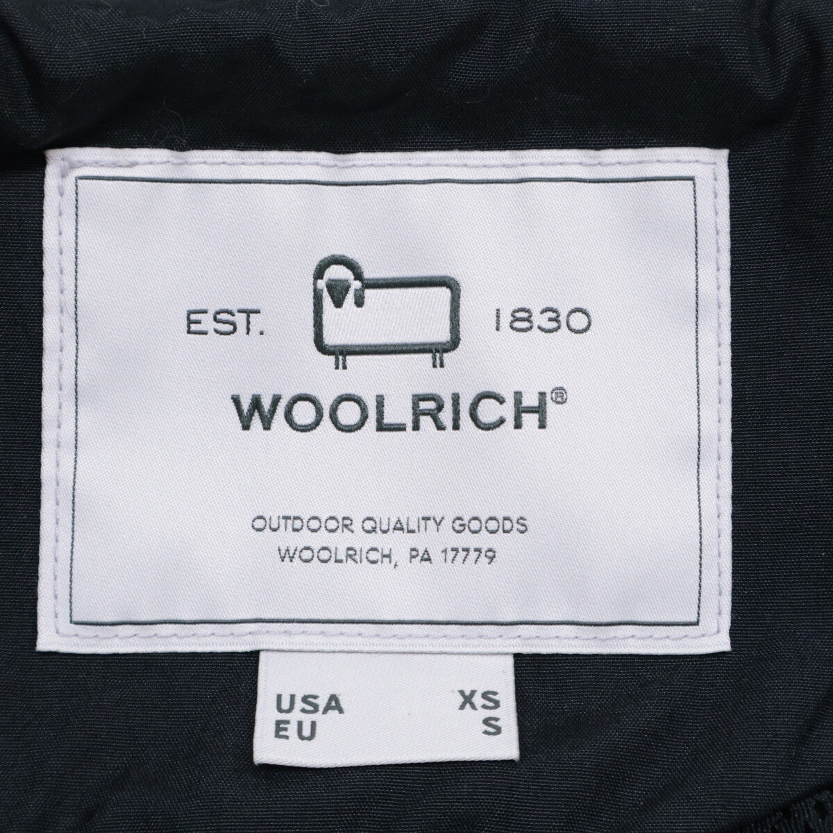 WOOLRICH ウールリッチ WJOU0077BE ﾌﾞﾗｯｸ TERRA PILE FLEECE LONG JACKE ﾃﾗﾊﾟｲﾙﾌﾘｰｽﾛﾝｸﾞｼﾞｬｹｯﾄ コート S