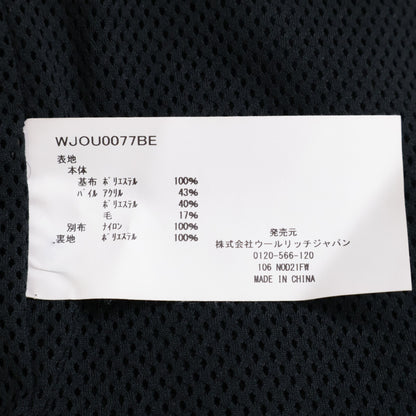WOOLRICH ウールリッチ WJOU0077BE ﾌﾞﾗｯｸ TERRA PILE FLEECE LONG JACKE ﾃﾗﾊﾟｲﾙﾌﾘｰｽﾛﾝｸﾞｼﾞｬｹｯﾄ コート S