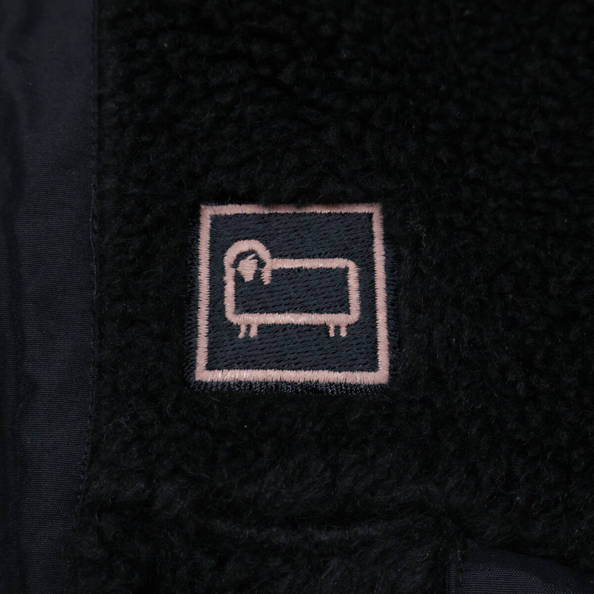 WOOLRICH ウールリッチ WJOU0077BE ﾌﾞﾗｯｸ TERRA PILE FLEECE LONG JACKE ﾃﾗﾊﾟｲﾙﾌﾘｰｽﾛﾝｸﾞｼﾞｬｹｯﾄ コート S