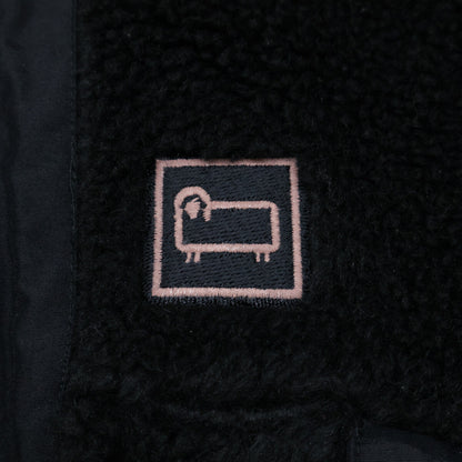 WOOLRICH ウールリッチ WJOU0077BE ﾌﾞﾗｯｸ TERRA PILE FLEECE LONG JACKE ﾃﾗﾊﾟｲﾙﾌﾘｰｽﾛﾝｸﾞｼﾞｬｹｯﾄ コート S