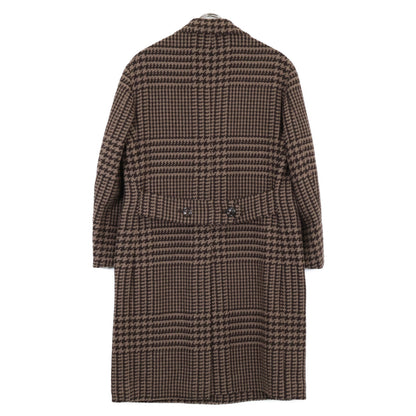 STILE LATINO スティレラティーノ 美品【BEAMS別注】CUEOLO30/CW21973 ウール100 EOLO グレンチェック チェスターコート コート 42