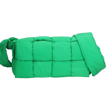 BOTTEGA VENETA ボッテガヴェネタ 628951 マキシイントレチャート ナイロン パテッドテックカセット ミディアム ショルダーバッグ