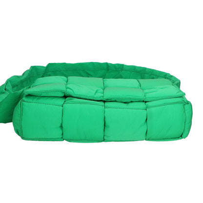 BOTTEGA VENETA ボッテガヴェネタ 628951 マキシイントレチャート ナイロン パテッドテックカセット ミディアム ショルダーバッグ