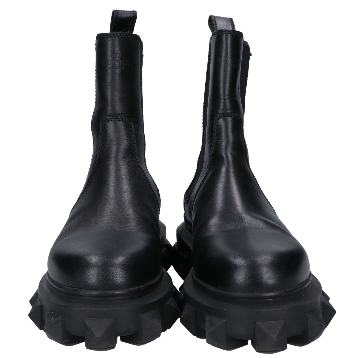 VALENTINO ヴァレンティノ B2F25XY ロックスタッズソール サイドゴアブーツ シューズ 44