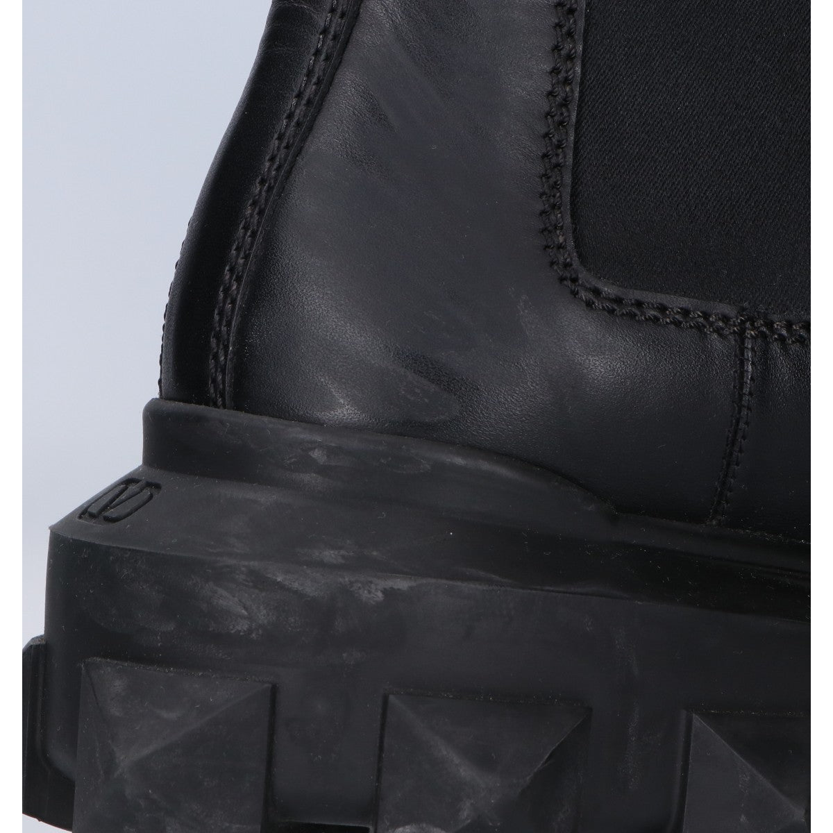 VALENTINO ヴァレンティノ B2F25XY ロックスタッズソール サイドゴアブーツ シューズ 44