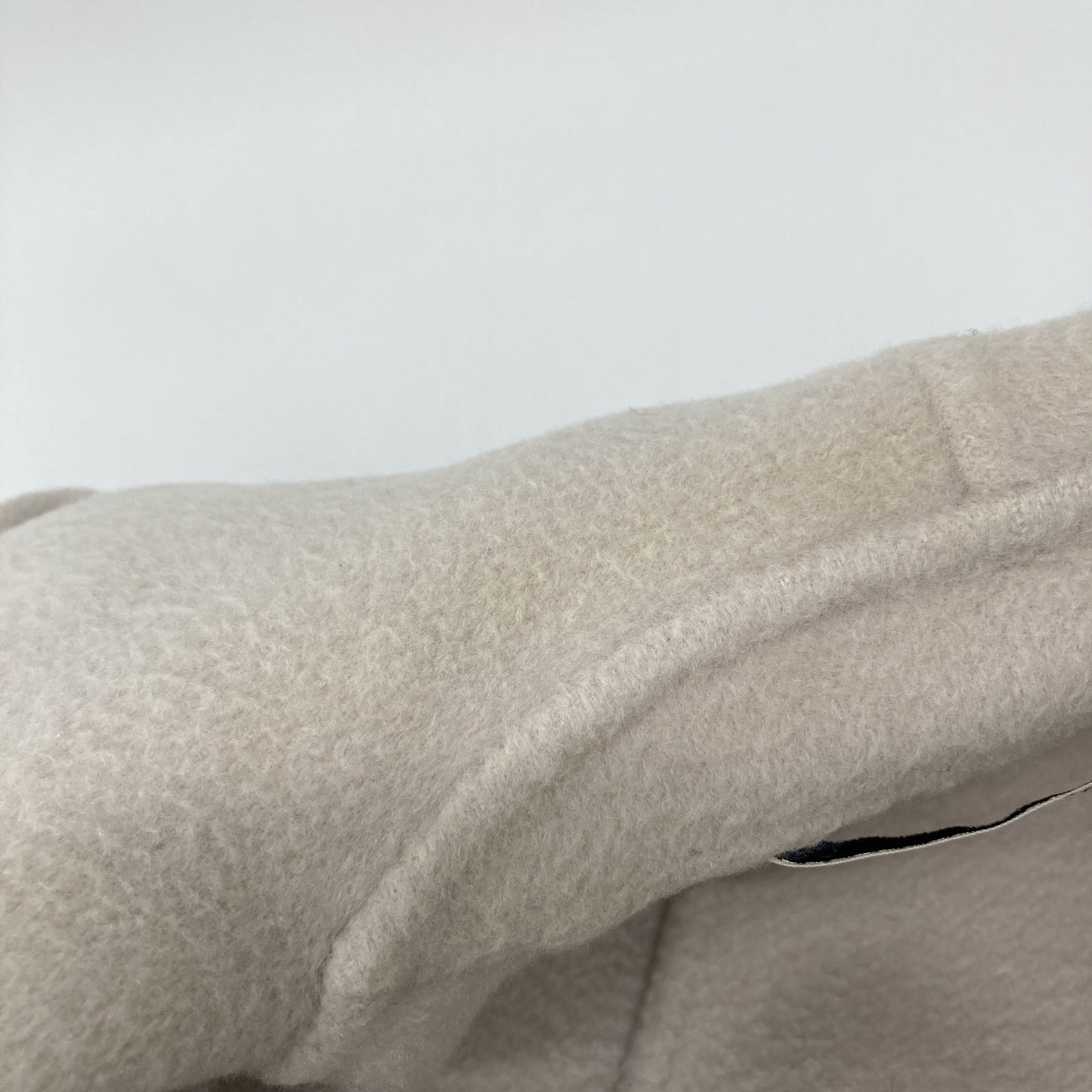 S MaxMara エスマックスマーラ 190160703 ﾗｲﾄﾍﾞｰｼﾞｭ ｳｰﾙｶｼﾐﾔ CUCITO AMANO/ｸﾁｰﾄｱﾏｰﾉ ﾀﾞﾌﾞﾙﾌｪｲｽｺｰﾄ コート 38