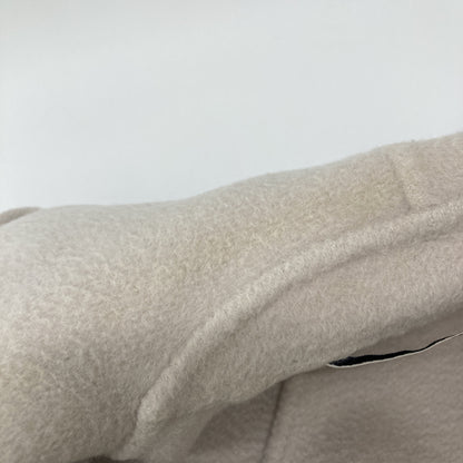 S MaxMara エスマックスマーラ 190160703 ﾗｲﾄﾍﾞｰｼﾞｭ ｳｰﾙｶｼﾐﾔ CUCITO AMANO/ｸﾁｰﾄｱﾏｰﾉ ﾀﾞﾌﾞﾙﾌｪｲｽｺｰﾄ コート 38