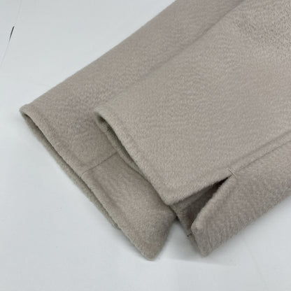 S MaxMara エスマックスマーラ 190160703 ﾗｲﾄﾍﾞｰｼﾞｭ ｳｰﾙｶｼﾐﾔ CUCITO AMANO/ｸﾁｰﾄｱﾏｰﾉ ﾀﾞﾌﾞﾙﾌｪｲｽｺｰﾄ コート 38