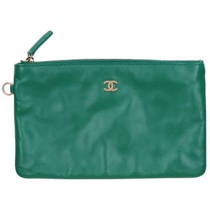 CHANEL シャネル 新品同様 AS3260 メタルプレート シャイニーカーフスキン ゴールド金具 シャネル22 スモール チェーン ショルダーバッグ