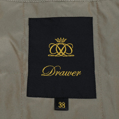 DRAWER ドゥロワー 【美品】6525-299-0784 キルティングライナー付 フォックスファーポケット モッズ コート 38