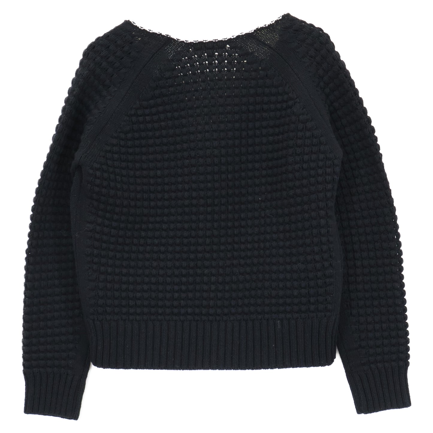 DRAWER ドゥロワー 6515-106-0308 ﾌﾞﾗｯｸ×ﾎﾜｲﾄ ｺｯﾄﾝ ﾛｺﾞﾎﾞﾀﾝ ﾊﾞｲｶﾗｰﾛｰｹﾞｰｼﾞｶｰﾃﾞｨｶﾞﾝ トップス 2