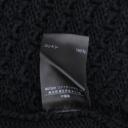 DRAWER ドゥロワー 6515-106-0308 ﾌﾞﾗｯｸ×ﾎﾜｲﾄ ｺｯﾄﾝ ﾛｺﾞﾎﾞﾀﾝ ﾊﾞｲｶﾗｰﾛｰｹﾞｰｼﾞｶｰﾃﾞｨｶﾞﾝ トップス 2