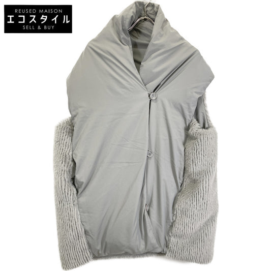 CYAN TOKYO シアントーキョー 404261 ｸﾞﾚｰ ﾅｲﾛﾝ ｽﾄｰﾙﾗｲｸﾌｧｰｺﾝﾋﾞﾀﾞｳﾝﾍﾞｽﾄ ベスト F