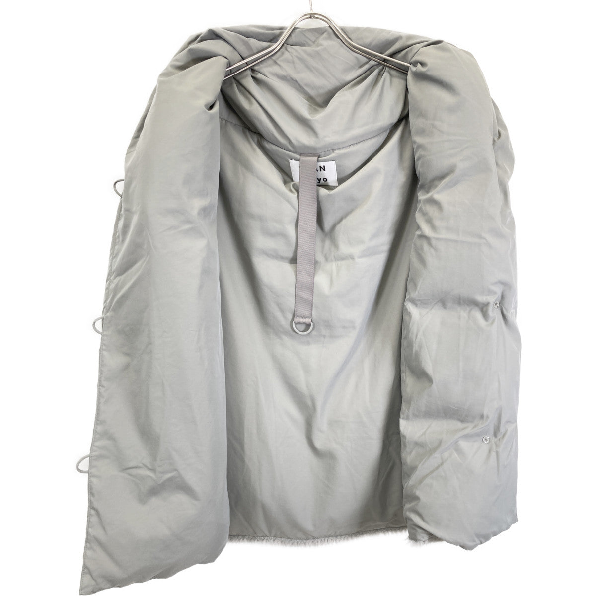 CYAN TOKYO シアントーキョー 404261 ｸﾞﾚｰ ﾅｲﾛﾝ ｽﾄｰﾙﾗｲｸﾌｧｰｺﾝﾋﾞﾀﾞｳﾝﾍﾞｽﾄ ベスト F