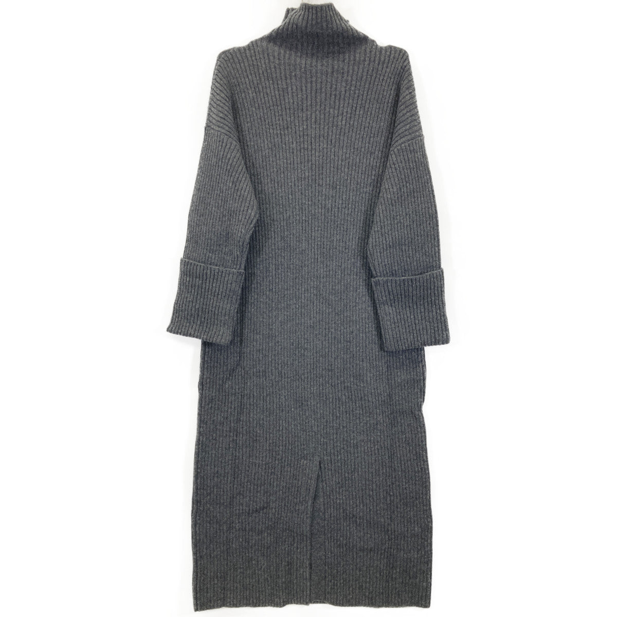 SACRA サクラ 124634041 ﾁｬｺｰﾙｸﾞﾚｰ ｴｸｽﾄﾗﾌｧｲﾝ ﾗﾑｳｰﾙﾘﾌﾞﾜﾝﾋﾟｰｽ ワンピース 38