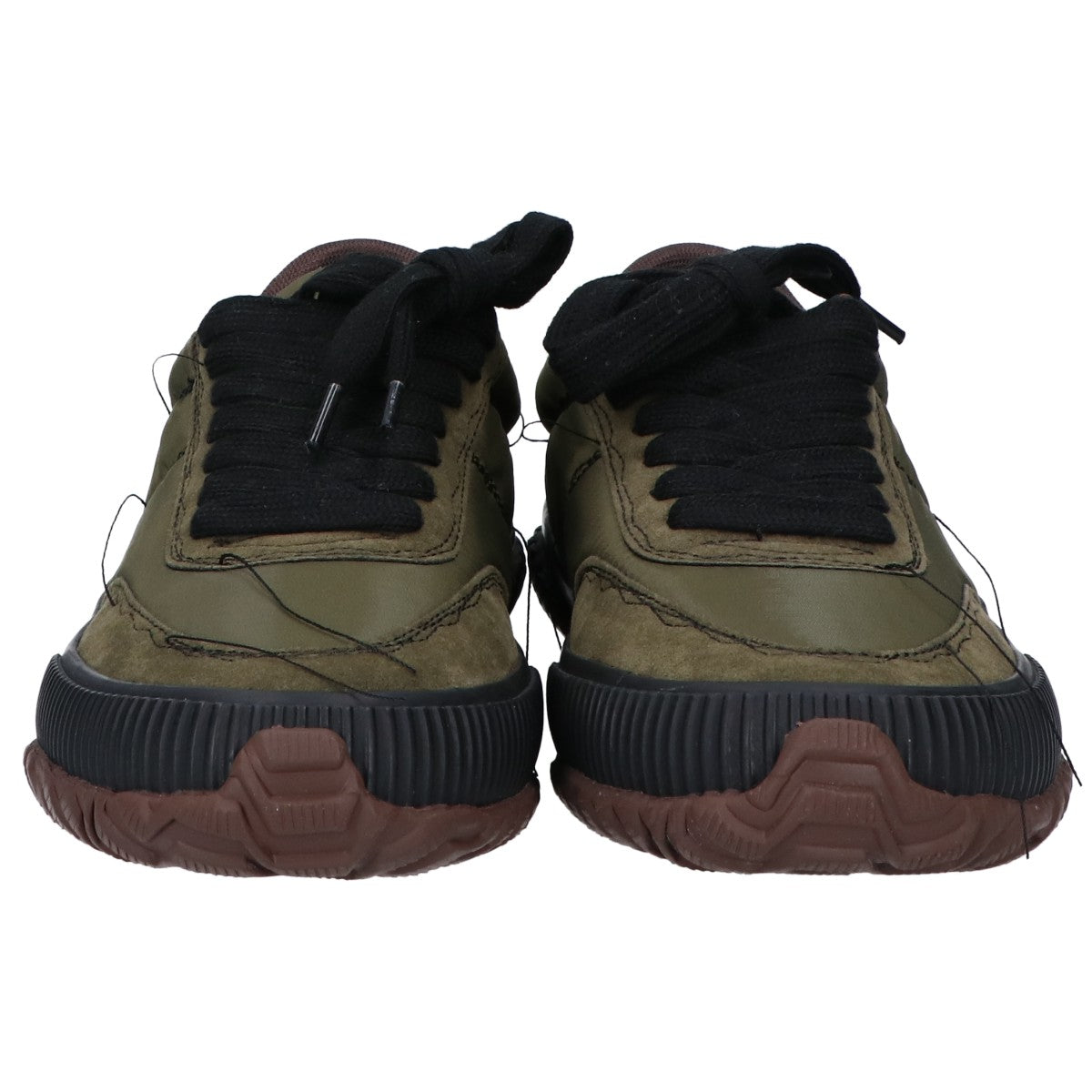 Y's ワイズ 【新品同様】YE-E01-990-1-03 POLYESTER OX ROUGH STITCH SNEAKERS ナイロン/スエード スニーカー シューズ 3