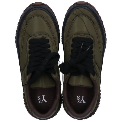 Y's ワイズ 【新品同様】YE-E01-990-1-03 POLYESTER OX ROUGH STITCH SNEAKERS ナイロン/スエード スニーカー シューズ 3