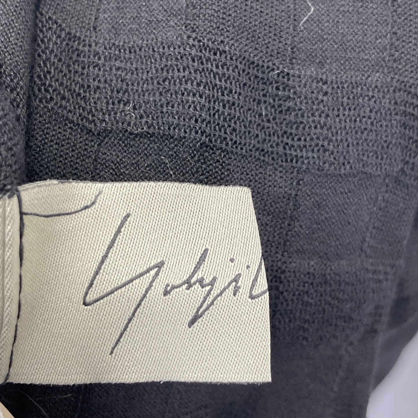 Yohji Yamamoto ヨウジヤマモト FP-T18-075 ﾌﾞﾗｯｸ SHEER PLAID JACQUARD FLARE CARDIGAN ｼｱｰﾁｪｯｸ変形ｶｰﾃﾞｨｶﾞﾝ トップス 2