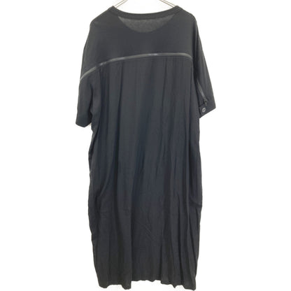 Yohji Yamamoto ヨウジヤマモト 【REGULATION】FI-T53-800 23SS ﾌﾞﾗｯｸ ﾊﾞｯｸｼﾞｯﾌﾟｼｮｰﾄｽﾘｰﾌﾞﾏｷｼﾜﾝﾋﾟｰｽ ワンピース 2