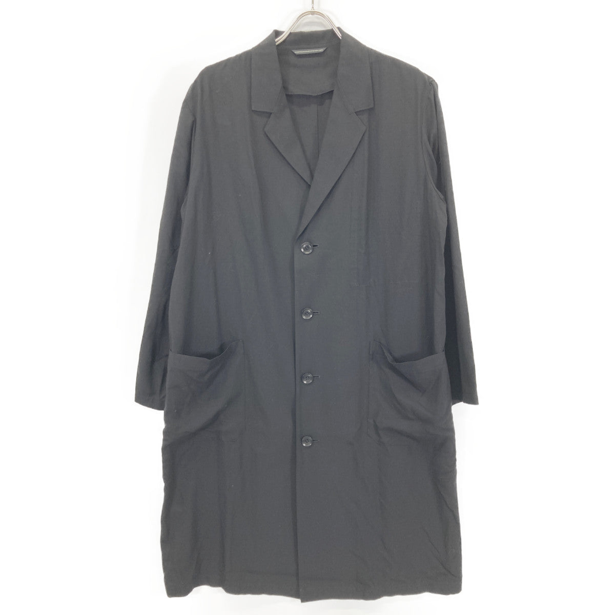 Y's ワイズ YS-J13-200 23SS ﾌﾞﾗｯｸ RAYON BROAD WORK JACKET ﾛﾝｸﾞﾜｰｸｼﾞｬｹｯﾄ ジャケット 1