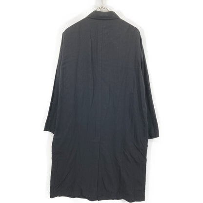 Y's ワイズ YS-J13-200 23SS ﾌﾞﾗｯｸ RAYON BROAD WORK JACKET ﾛﾝｸﾞﾜｰｸｼﾞｬｹｯﾄ ジャケット 1