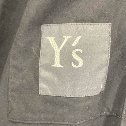 Y's ワイズ YS-J13-200 23SS ﾌﾞﾗｯｸ RAYON BROAD WORK JACKET ﾛﾝｸﾞﾜｰｸｼﾞｬｹｯﾄ ジャケット 1