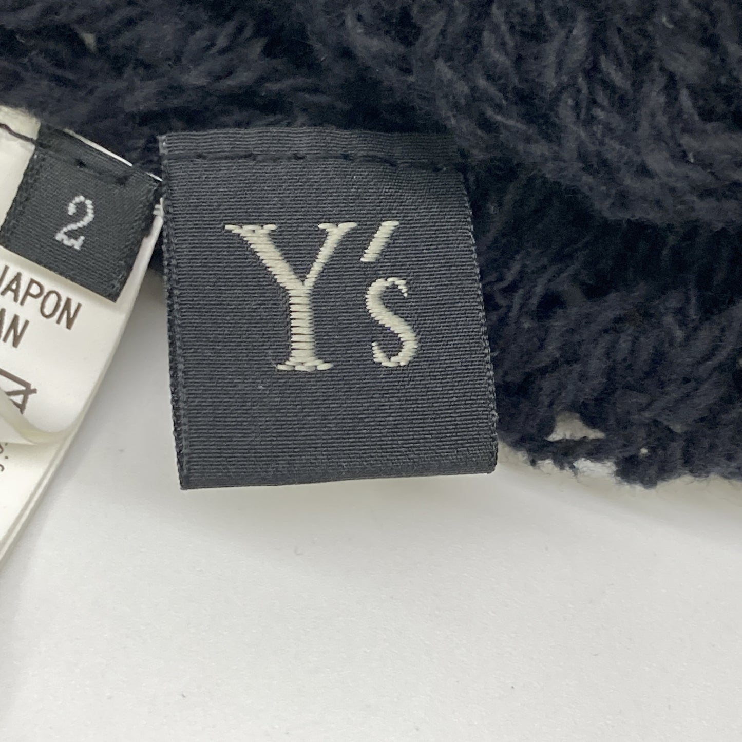 Y's ワイズ YP-K99-586 25SS ﾌﾞﾗｯｸ DAMAGE PROCESSED STRIPE JERSEY HOODED PULLOVER ﾌﾟﾙｵｰﾊﾞｰﾒｯｼｭﾆｯﾄ トップス 2