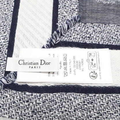 DIOR ディオール 【美品/国内正規】14JOU140I142 Toile de Jouy トワル ドゥ ジュイ ウール・シルク・コットン ストール
