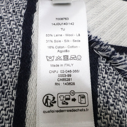 DIOR ディオール 【美品/国内正規】14JOU140I142 Toile de Jouy トワル ドゥ ジュイ ウール・シルク・コットン ストール